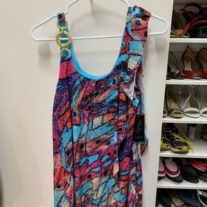 Thalía multi colored dress- small